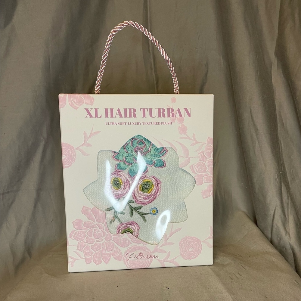 Primrose Pink Rose XL Hair Turban